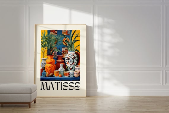 Henri Matisse Print Colorful Wall Art Aesthetic Room Decor Matisse Poster For Modern Gallery Exhibition Art Matisse Cut Outs Gift Idea