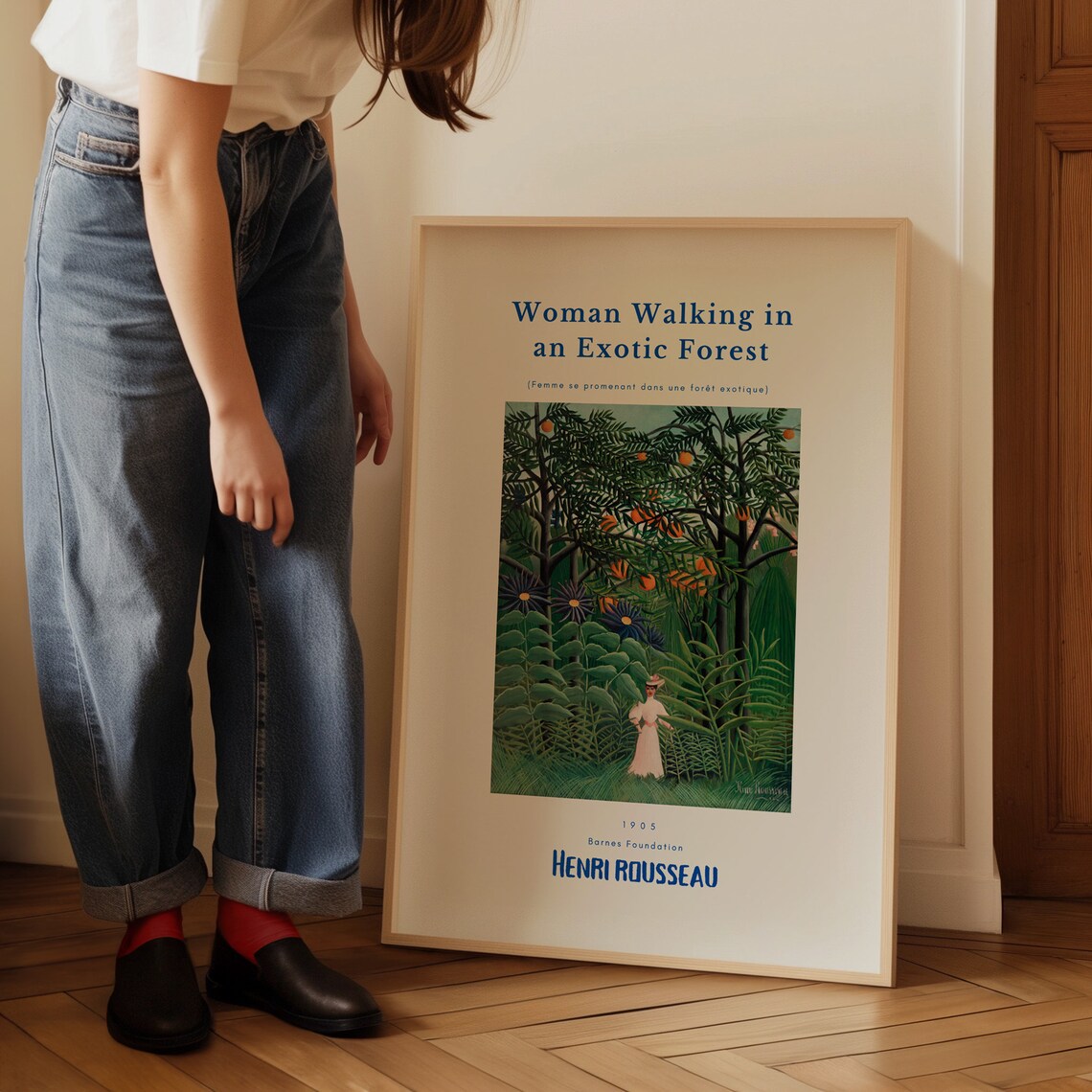 Henri Rousseau Poster Scene In Bagneux On The Outskirts Of Paris Realism Art Antique Decor Home Decoration Garden Poster - Image 4