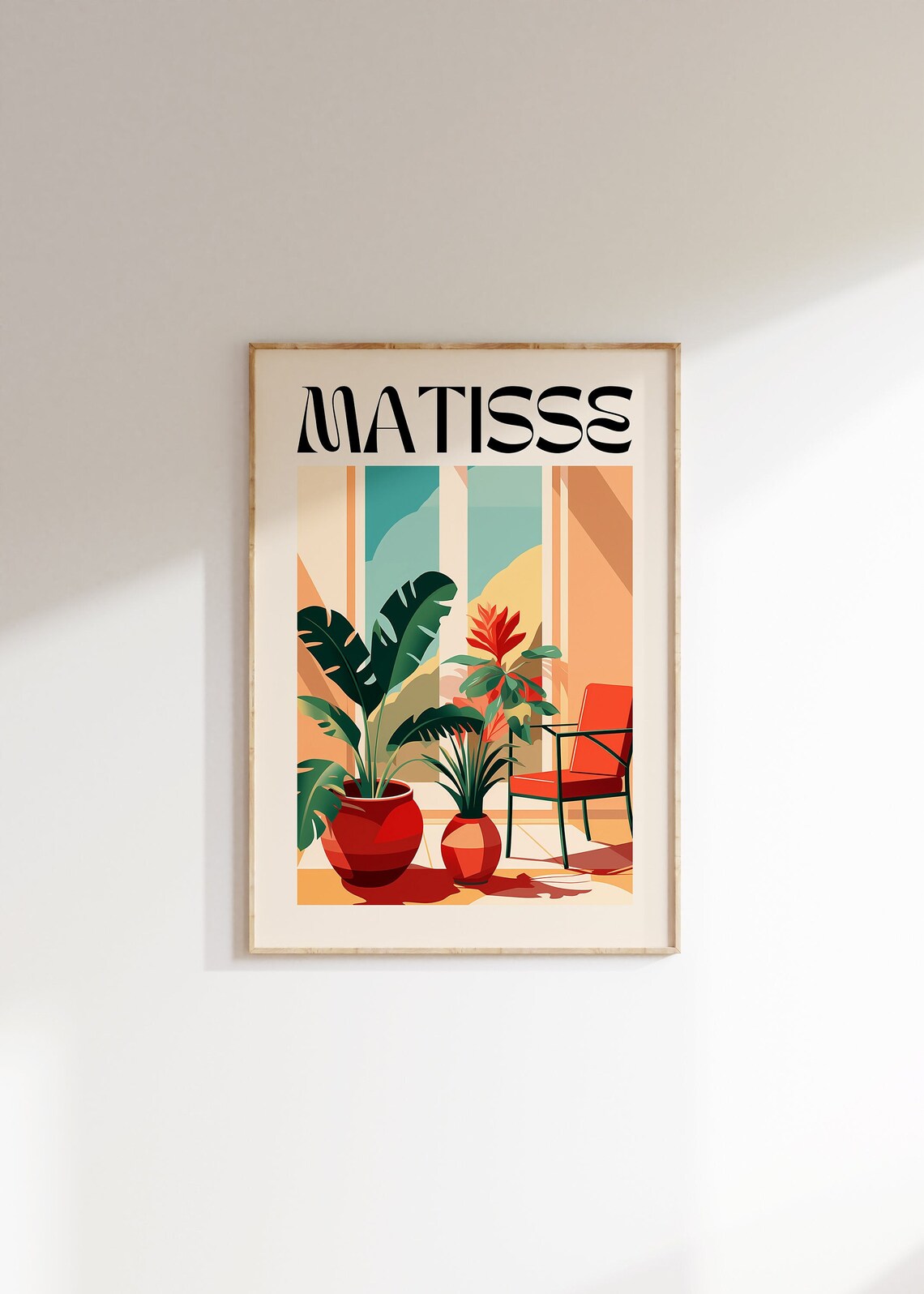 Henri Matisse Minimalist Floral Art Print
