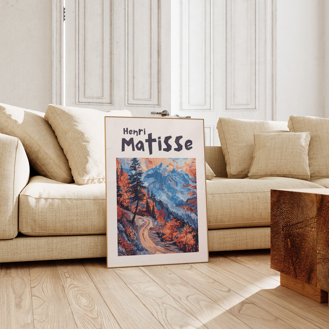 Henri Matisse Autumn Mountain Road Pine Forest Scenic Poster - Image 2