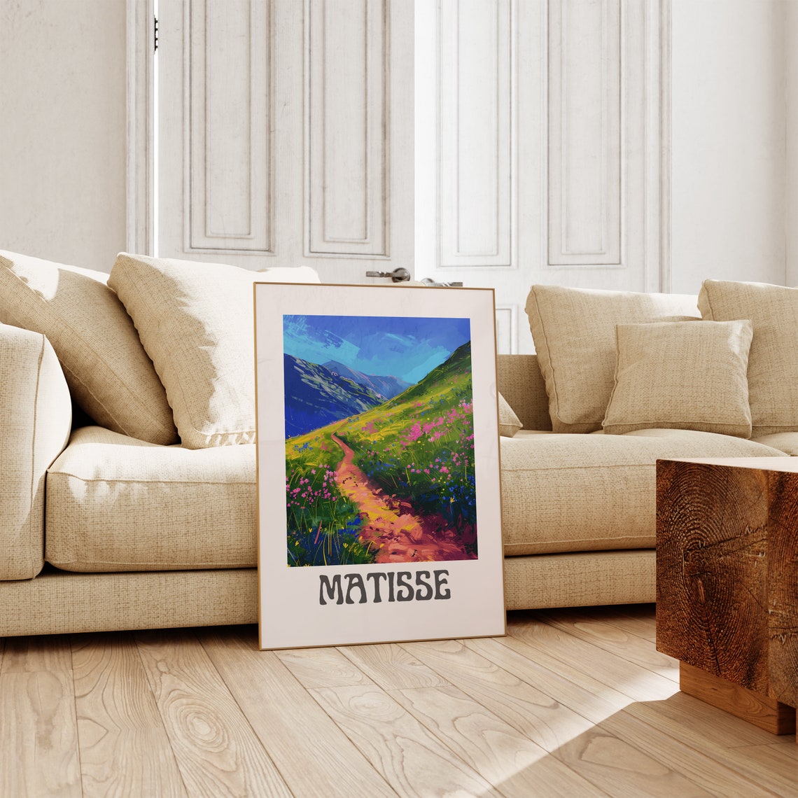 Henri Matisse Mountain Meadow Wildflower Path Scenic Art Poster - Image 2