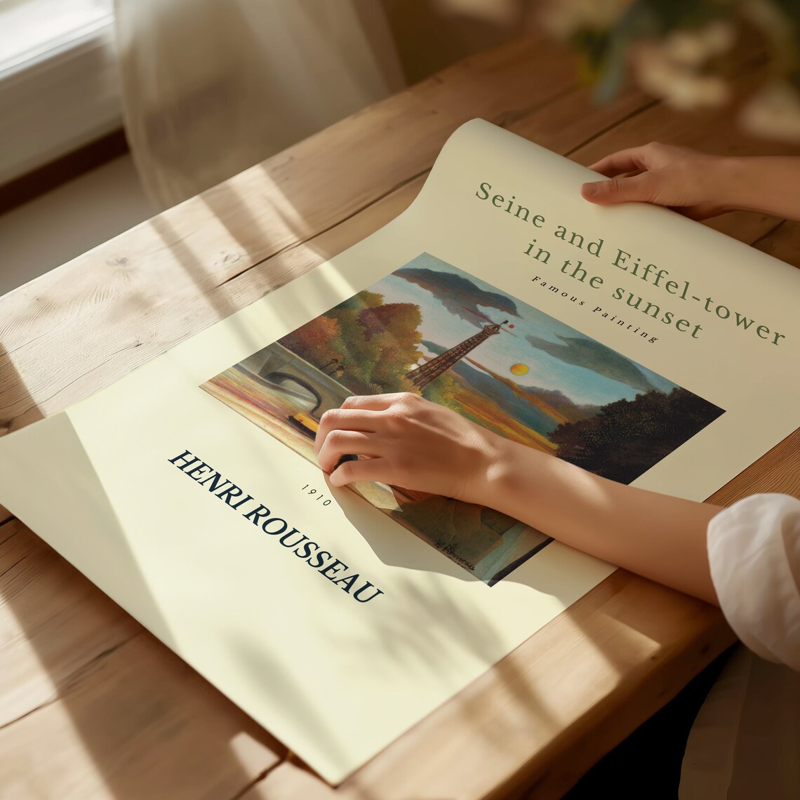 Henri Rousseau Poster Scene In Bagneux On The Outskirts Of Paris Realism Art Antique Decor Home Decoration Garden Poster - Image 2