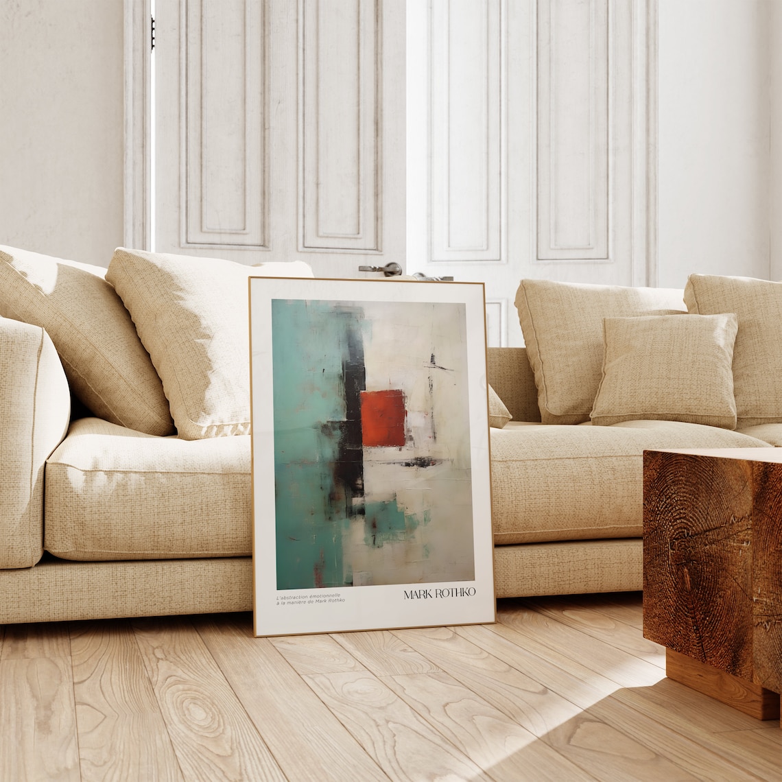 Mark Rothko Exhibition Poster, Museum Art Print - Image 2