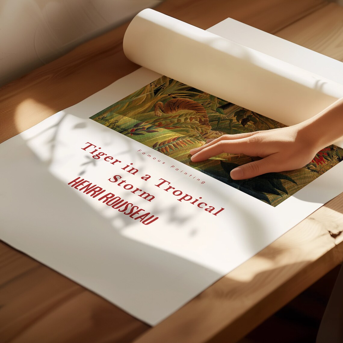 Henri Rousseau Poster Scene In Bagneux On The Outskirts Of Paris Realism Art Antique Decor Home Decoration Garden Poster - Image 3