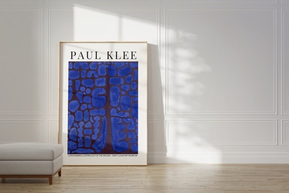 Paul Klee Poster Art Museum Exhibition Print Paul Klee Gallery Wall Art Paul Klee Print Abstract Art Exhibition Poster Art Prints