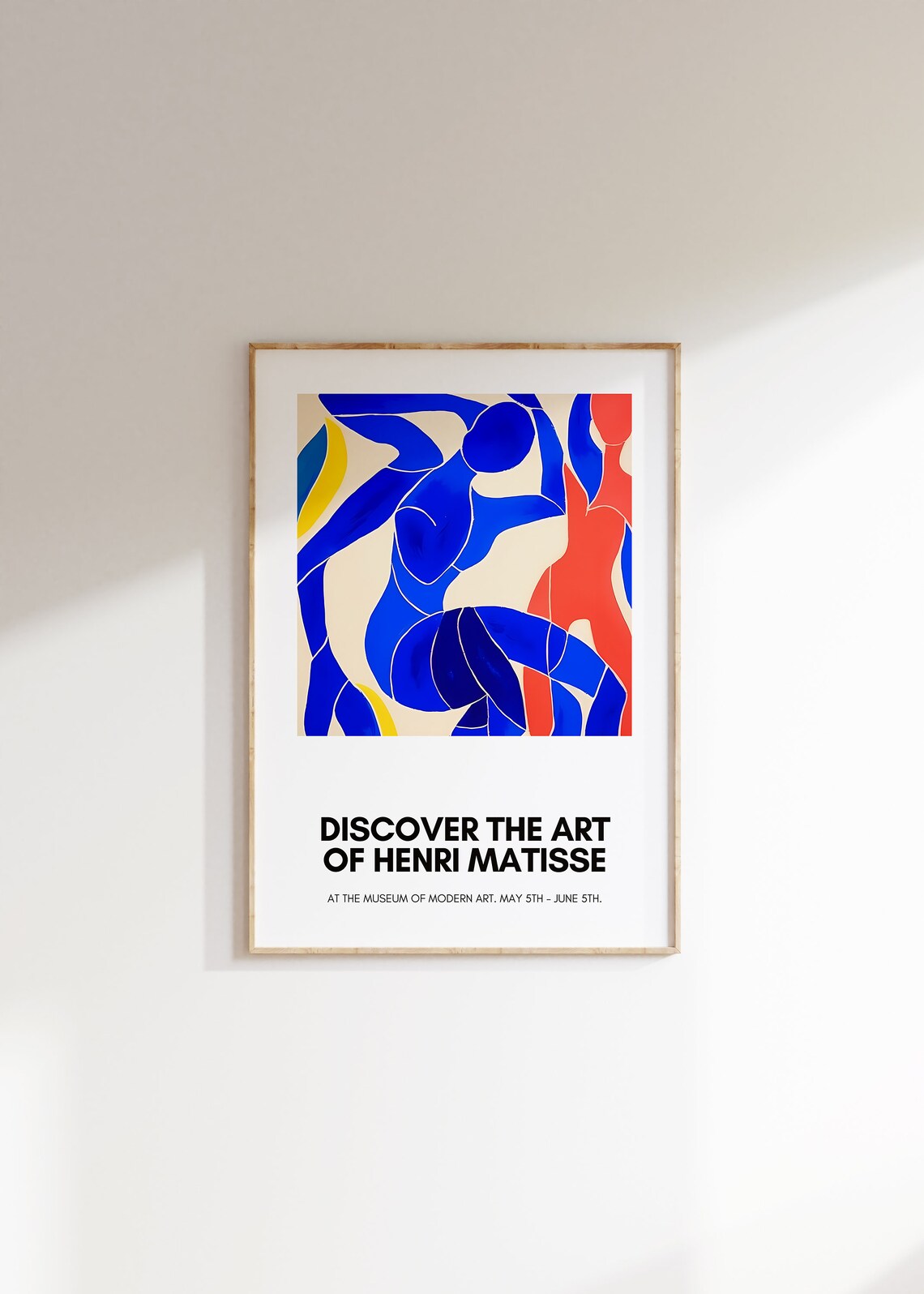 Henri Matisse Blue Dancers Museum of Modern Art Exhibition Poster