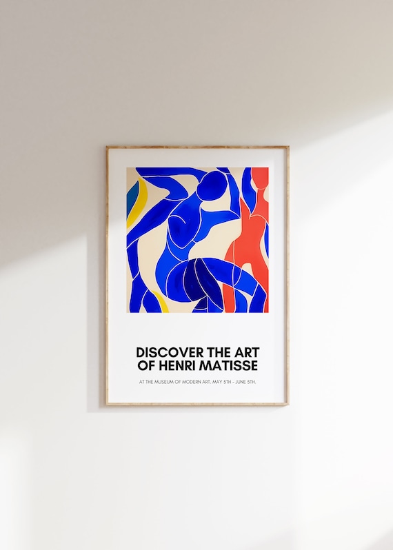 Henri Matisse Poster Minimalist Wall Art Matisse Mueseum Print Aesthetic Matisse Print For Modern Gallery Exhibition Art