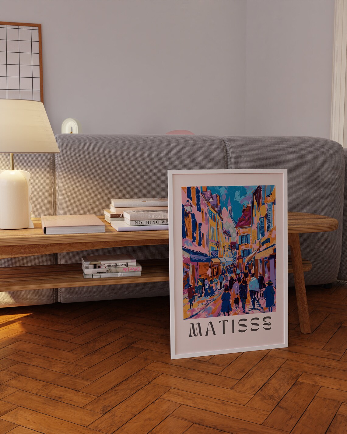 Henri Matisse Sunlit Old Town Street Crowds On A Summer Day Poster - Image 2