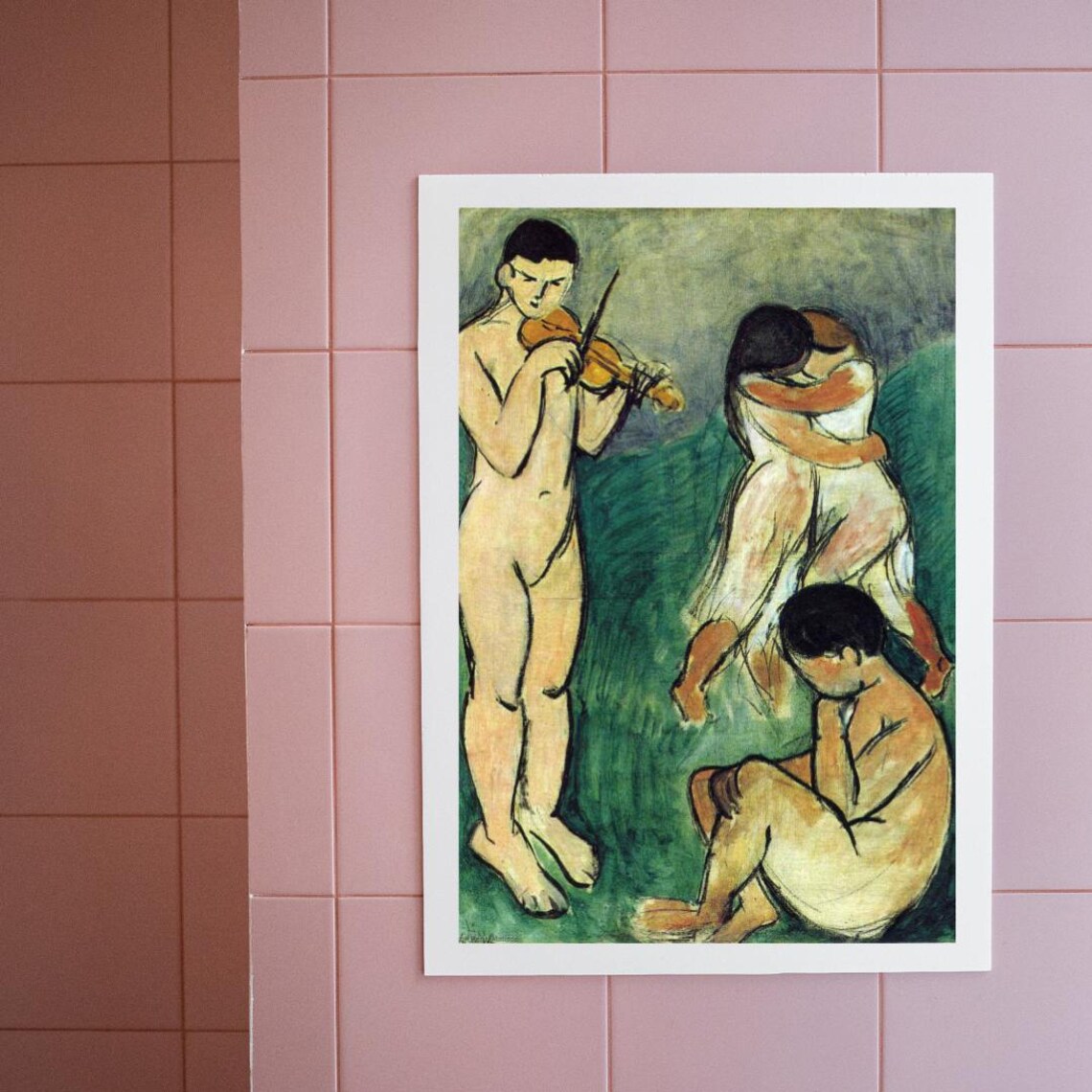 Henri Matisse Music Sketch With Violinist and Dancers Fauvist Poster - Image 3