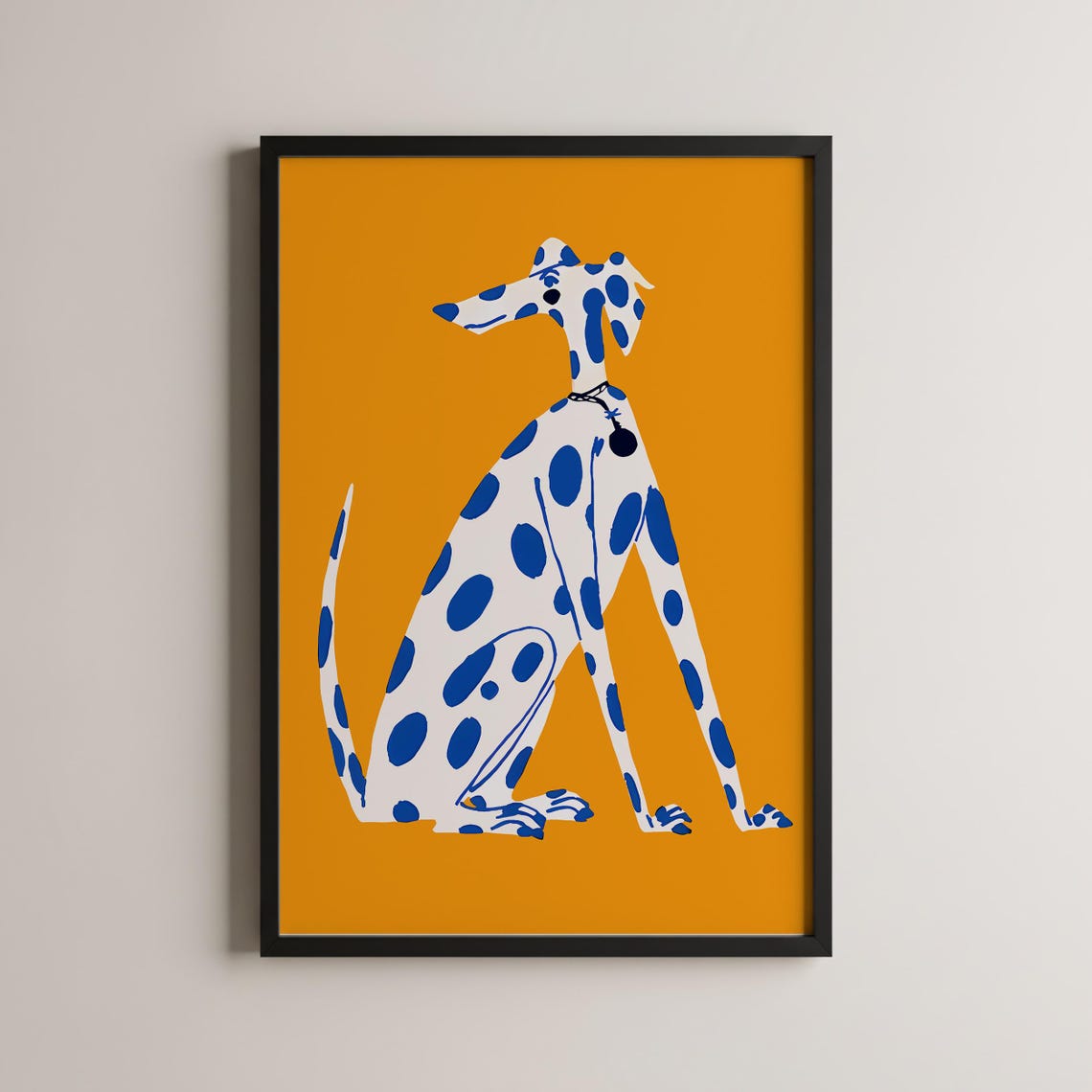 Modern Dog Art Print, Pet Lover Decor