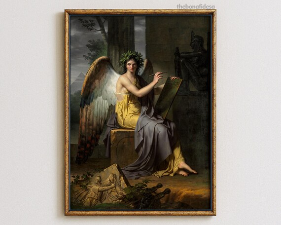 Vintage Oil Painting Portrait Dark Academia Decor Maximalist Baroque Art Moody Wall Alter Gallery Set