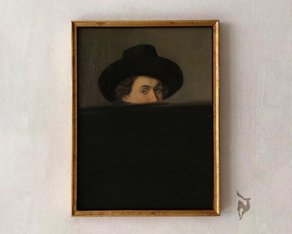 Surreal Postereclectic Wall Artvintage Portraitalter Painting Printmoody Decorgallery Setbaroque Oil