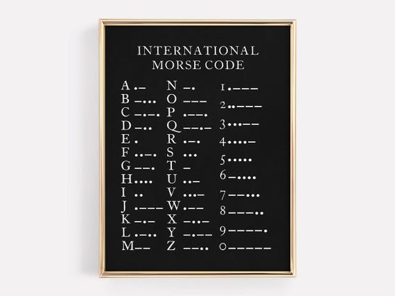 Phonetic Alphabet Numbers, Nato Icao Morse Code