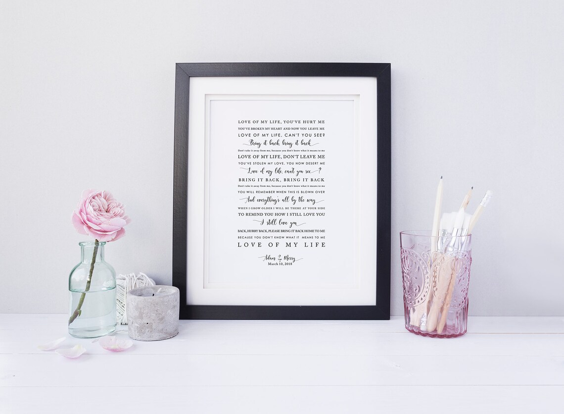 I Want You to Have It All Wedding Song Lyrics Print Mark Lara - Image 3