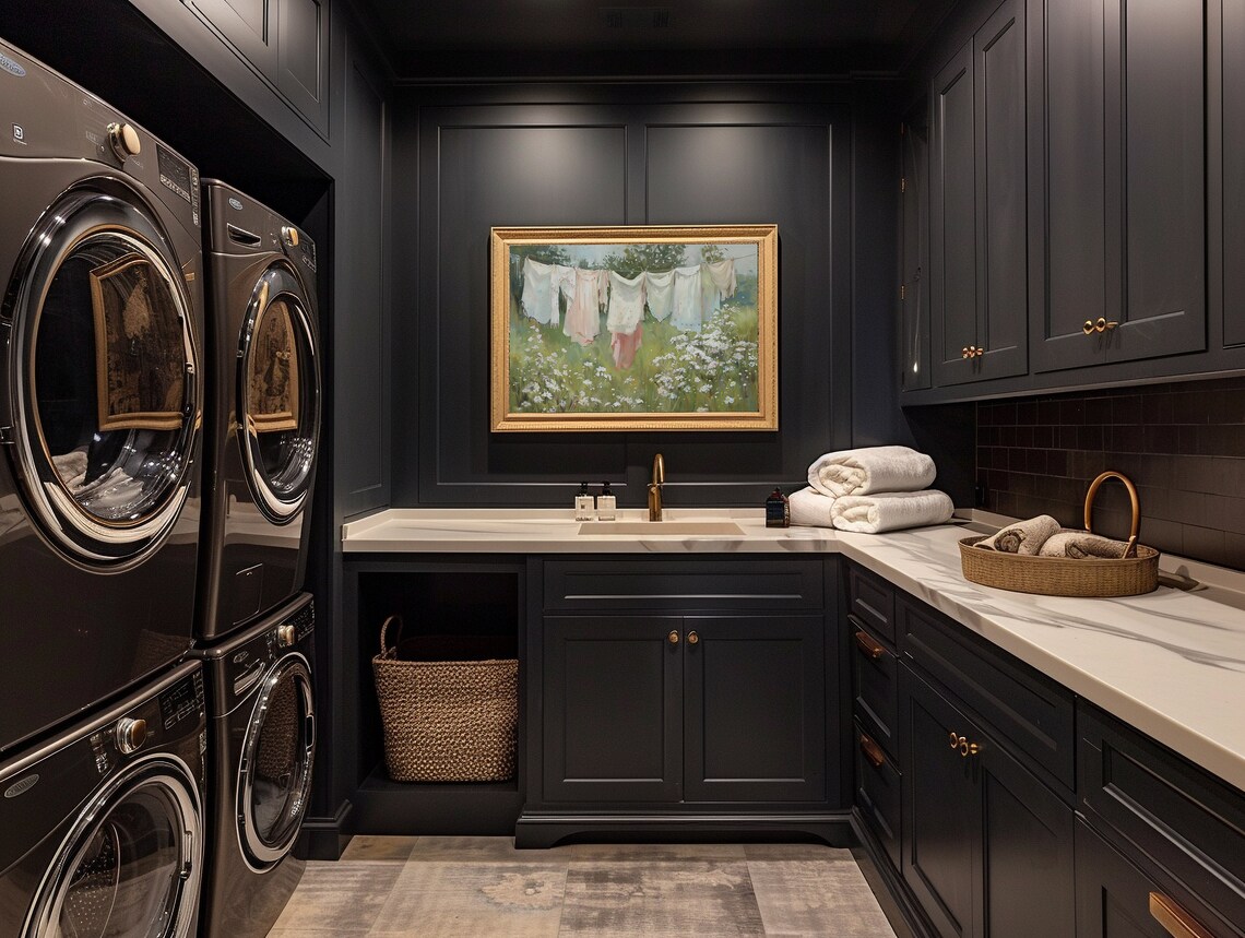 Farmhouse Laundry Room Art, Vintage Decor Print - Image 3