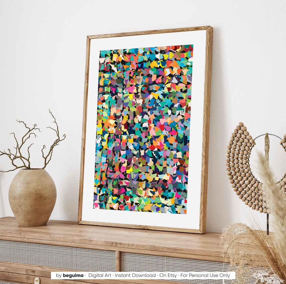 Modern Abstract Colorful Wall Print, Contemporary Art - Image 3