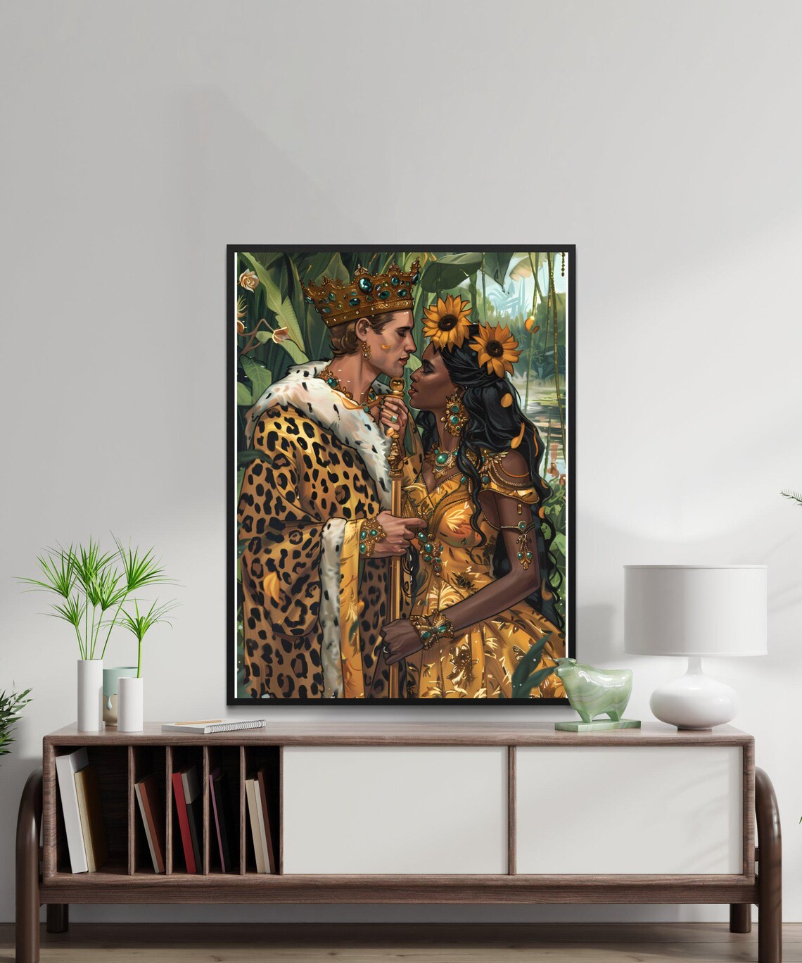 African Santeria Orishas Decor, Cultural Art Print - Image 4