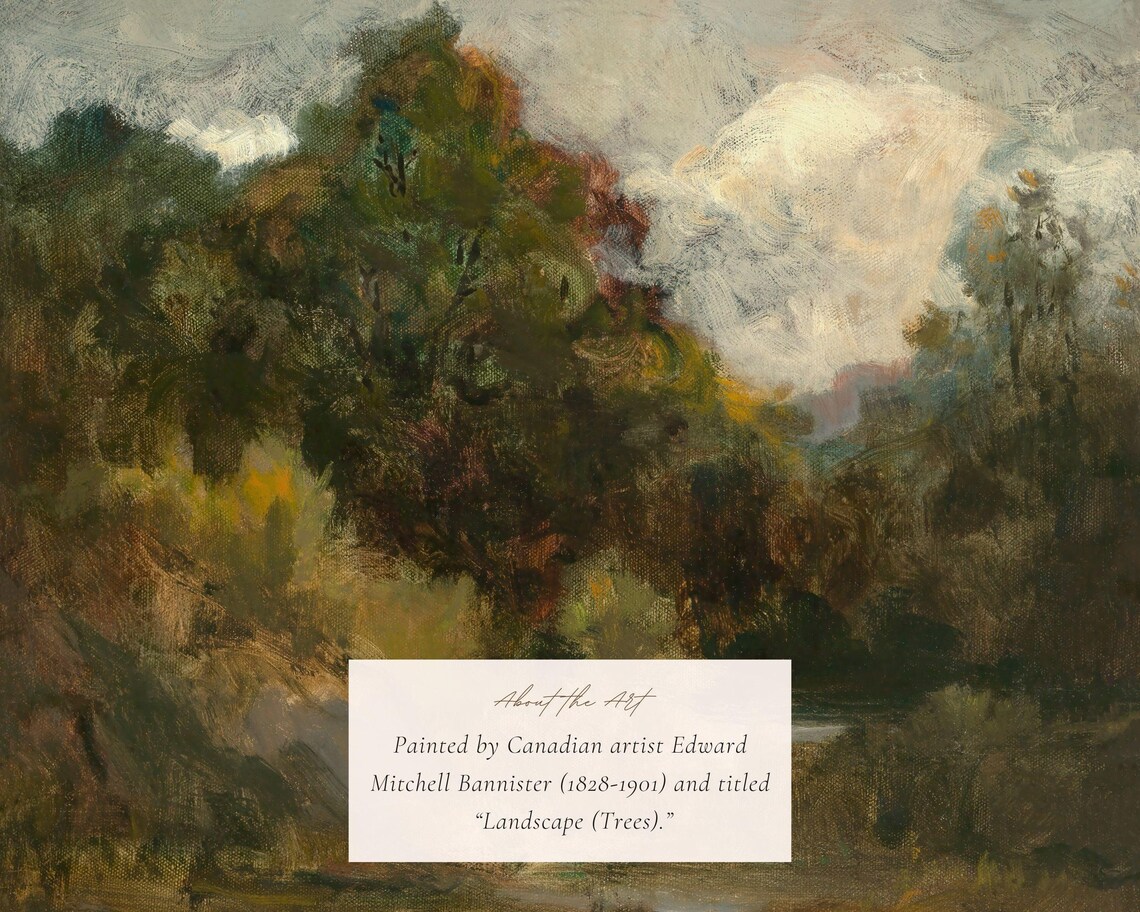 Vintage Countryside Landscape, Farmhouse Decor Art Print - Image 2