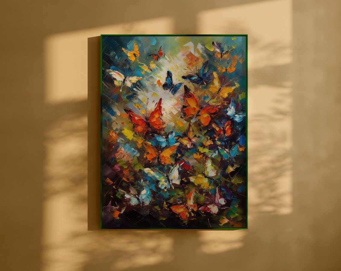 Butterfly Enthusiast Contemporary Art Art Modern Wall Decor Art Prints Instant Wall Art