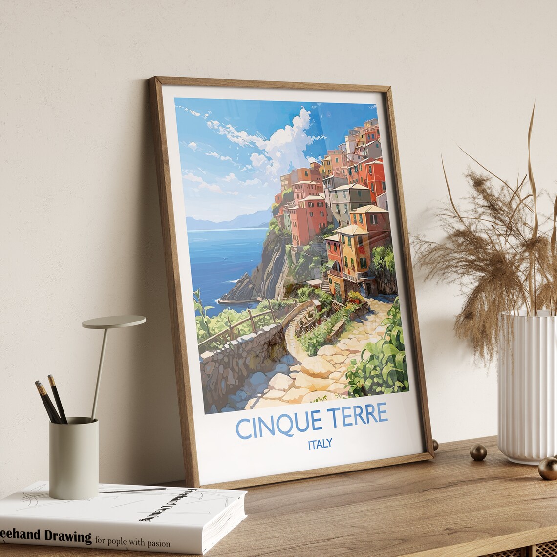 Cinque Terre - Italian Coastal Travel Poster - Image 3