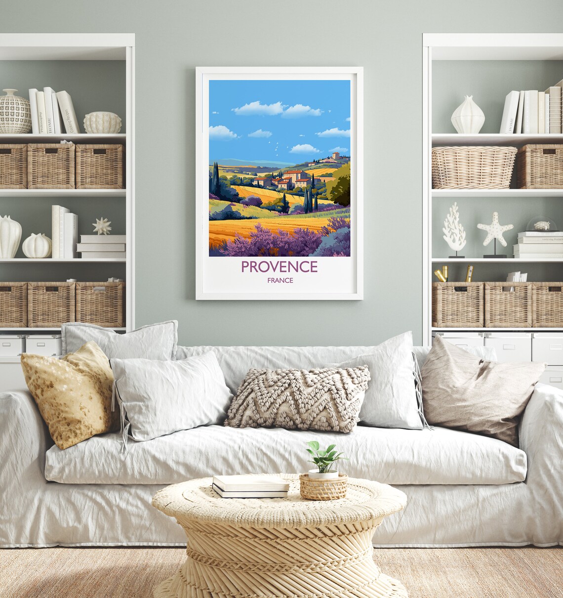 Provence France Travel Gift Wall Art Print - Image 4