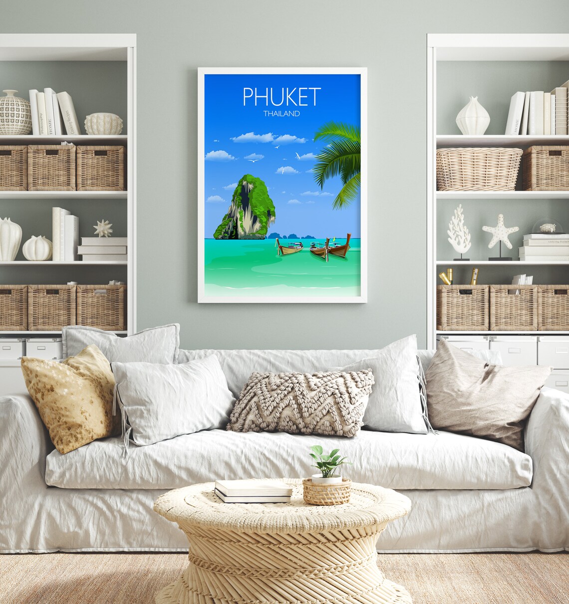 Phuket Travel Poster, Thailand Travel Poster - Image 2