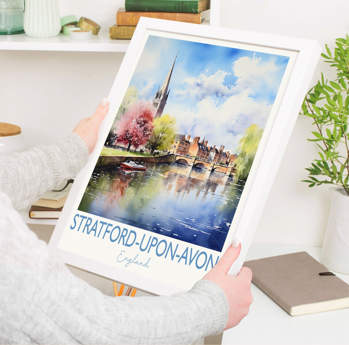 Stratford Upon Avon Travel Poster, England Art Print - Image 5
