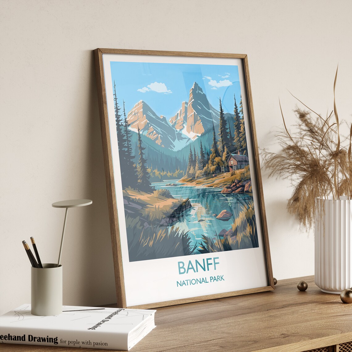 Banff Travel Poster, Banff National Park Canada - Image 4