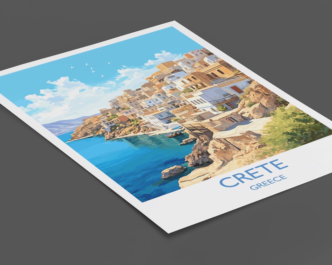 Crete Travel Poster, Greece Island Art Print - Image 2