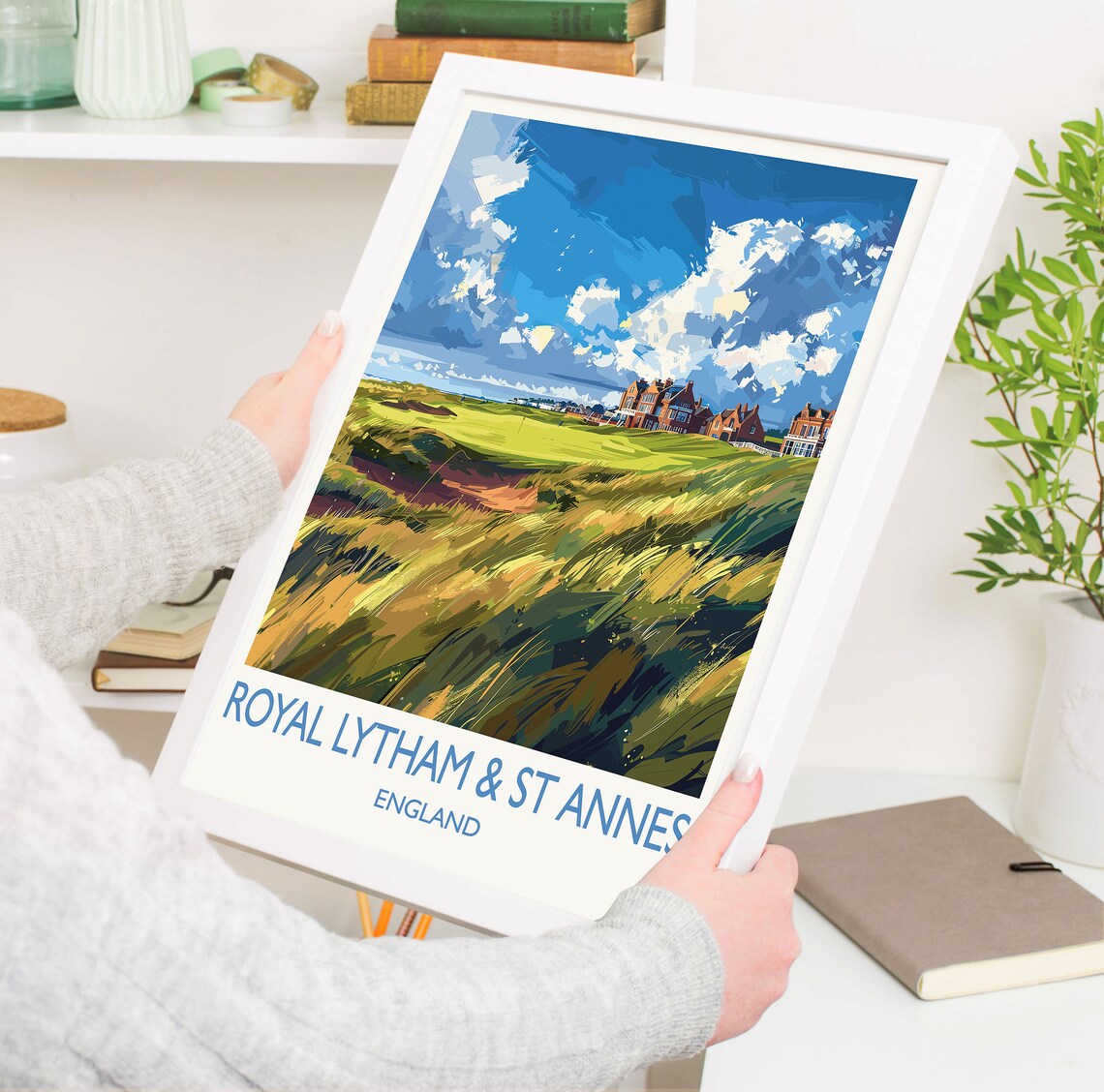 Royal Lytham St Annes Travel Poster, Golf Course - Image 5