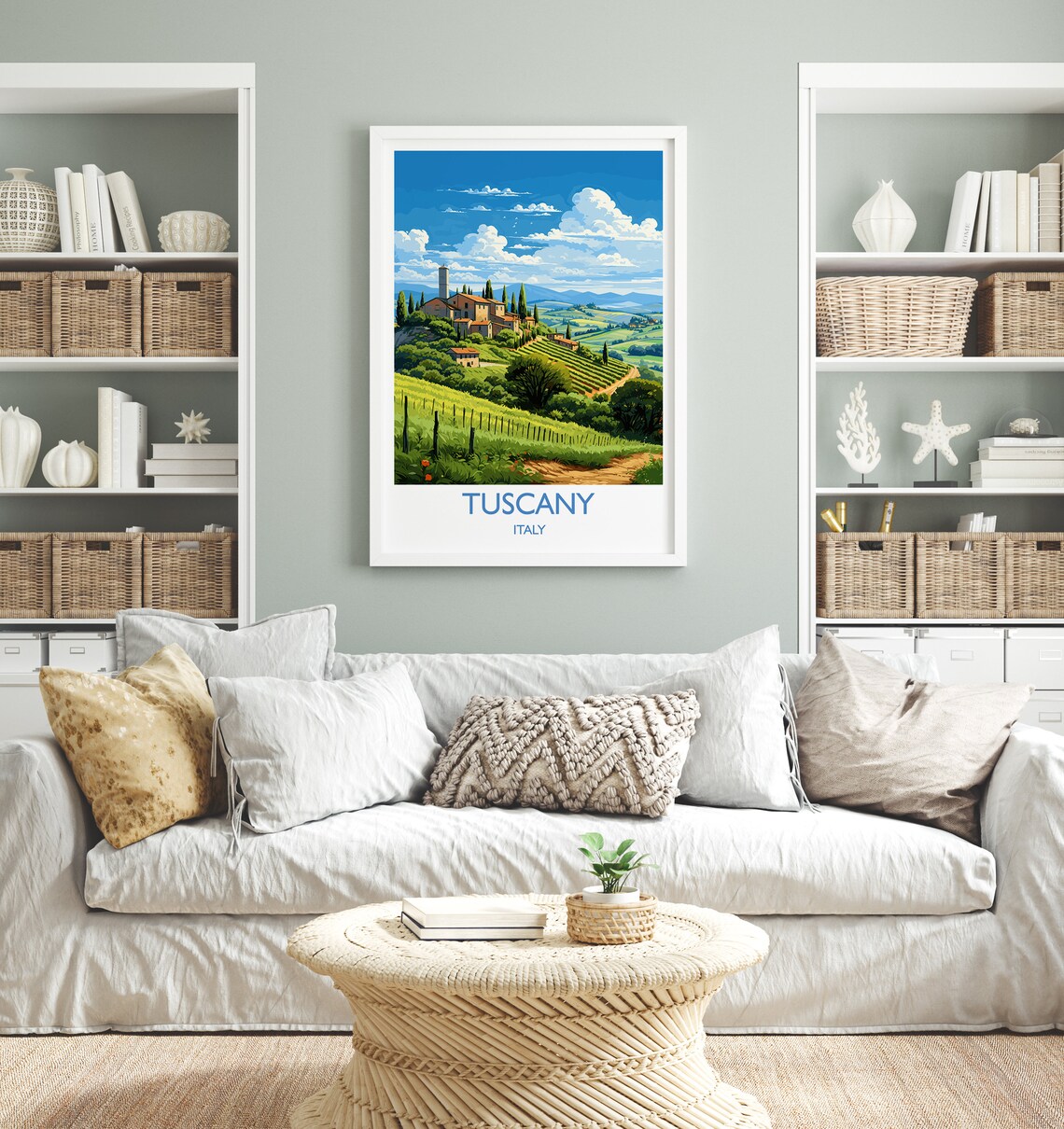Tuscany Travel Poster, Italy Art Lovers Gift - Image 4