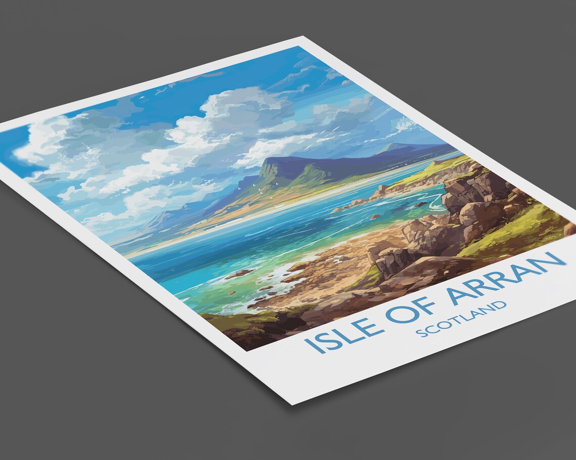 Isle Of Arran Travel Poster, Scotland Travel Print - Image 2