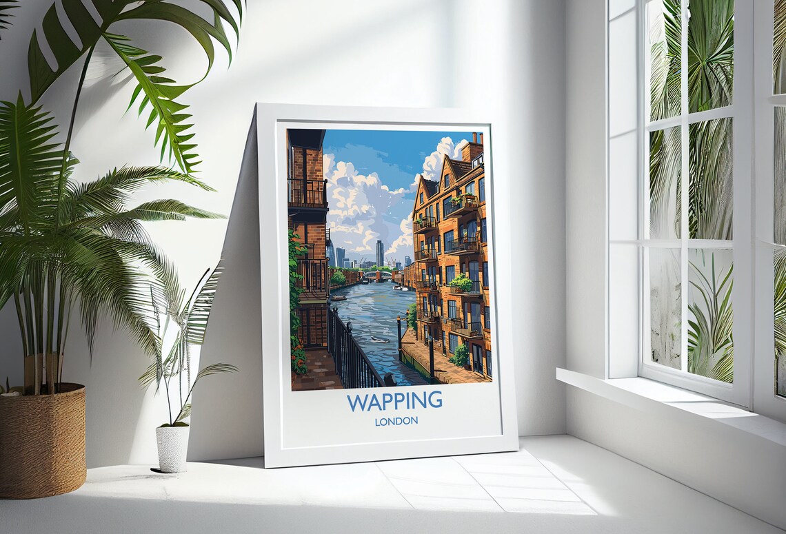 Wapping Travel Poster, London Travel Art Print - Image 3