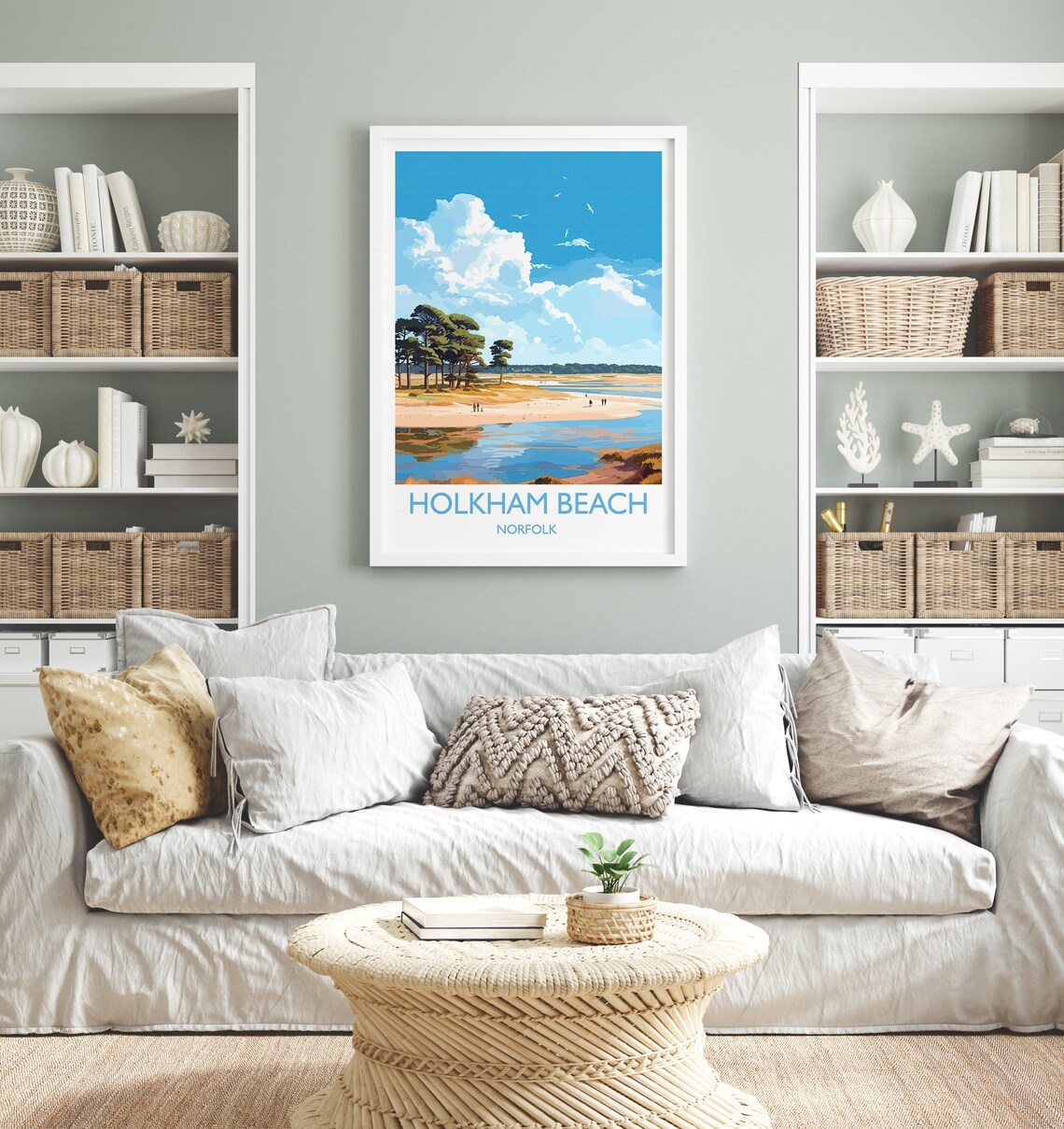 Holkham Beach Norfolk Gift Wall Art Print - Image 4