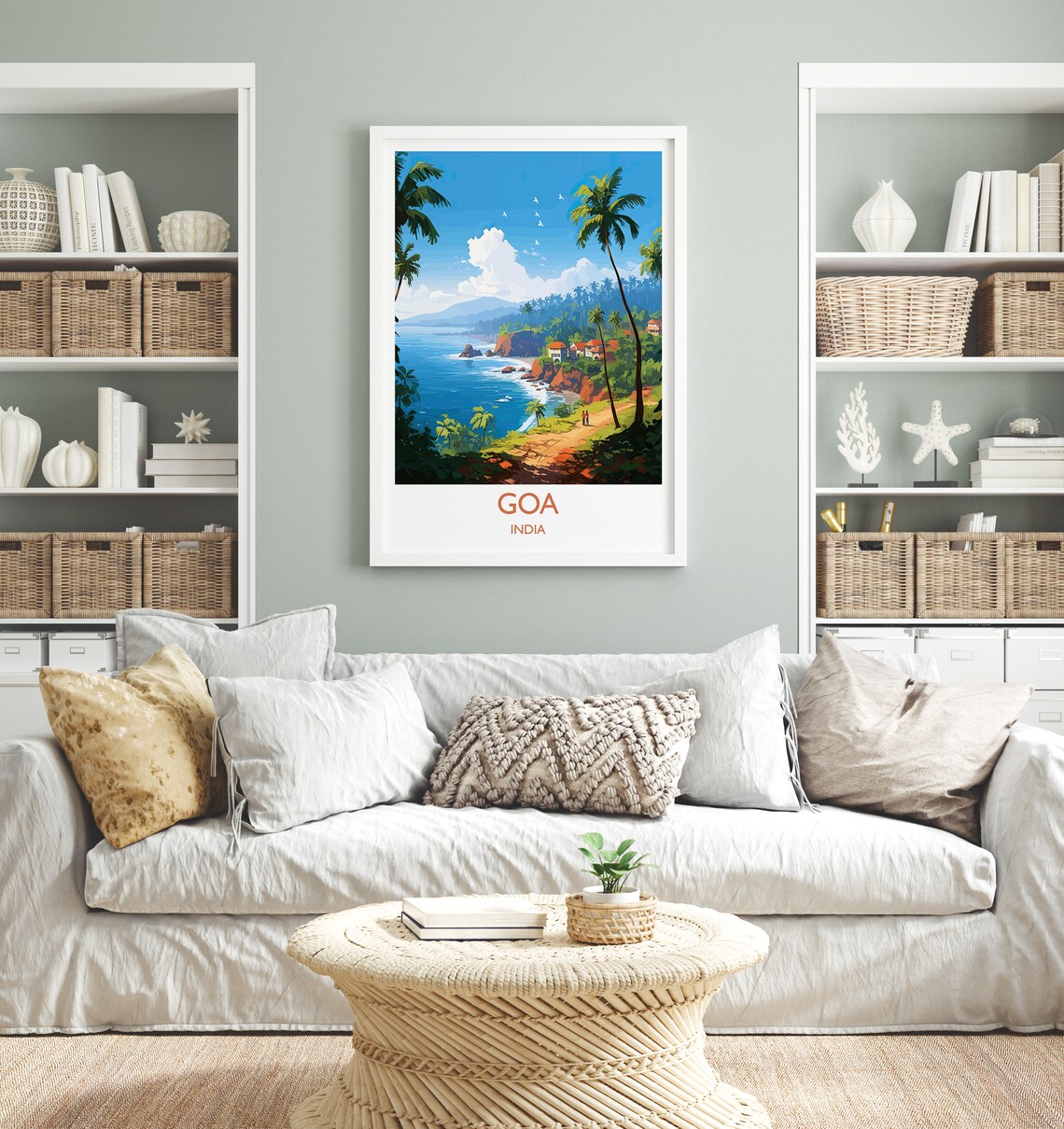 Goa Travel Poster, Goa India Travel Print - Image 4