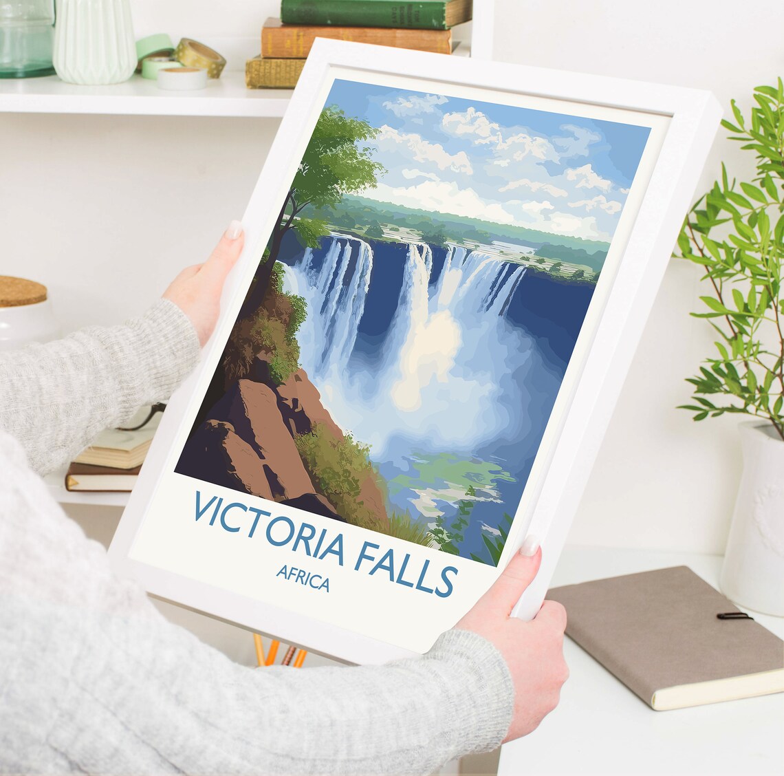 Victoria Falls Zimbabwe Africa Travel Poster - Image 5