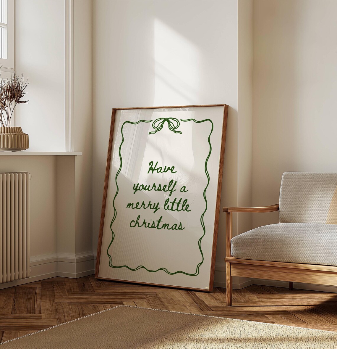 Have Yourself A Merry Little Christmas, Minimalist Art Print - Image 5