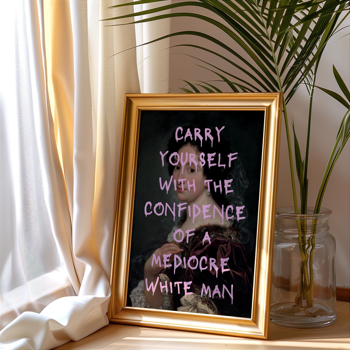 Feminism Poster, Vintage Feminist Quote Art Print - Image 3