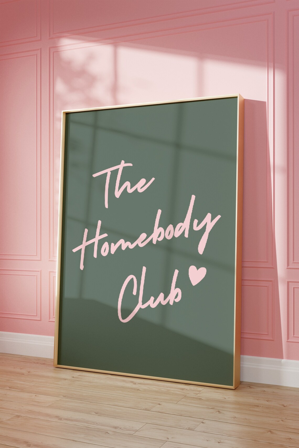 The Homebody Club Poster, Retro Bar Cart Art - Image 4