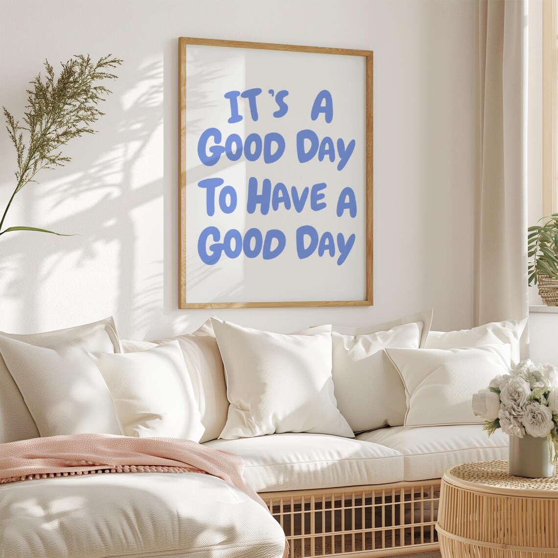 Today Is A Good Day Quote Print, Preppy Decor - Image 3