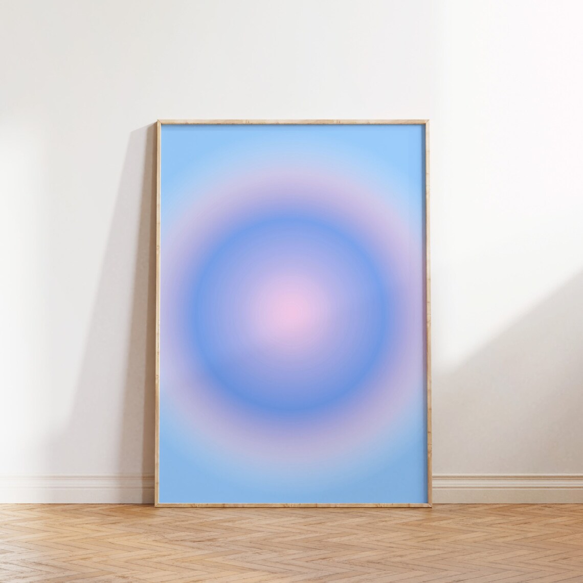 Aura Poster, Pink Blue Aesthetic Apartment Decor - Image 2