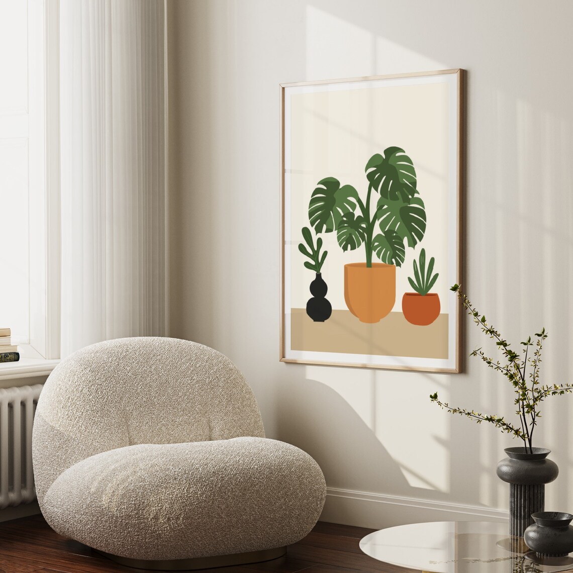 Botanical Plant Art Print, Boho Wall Art - Image 2