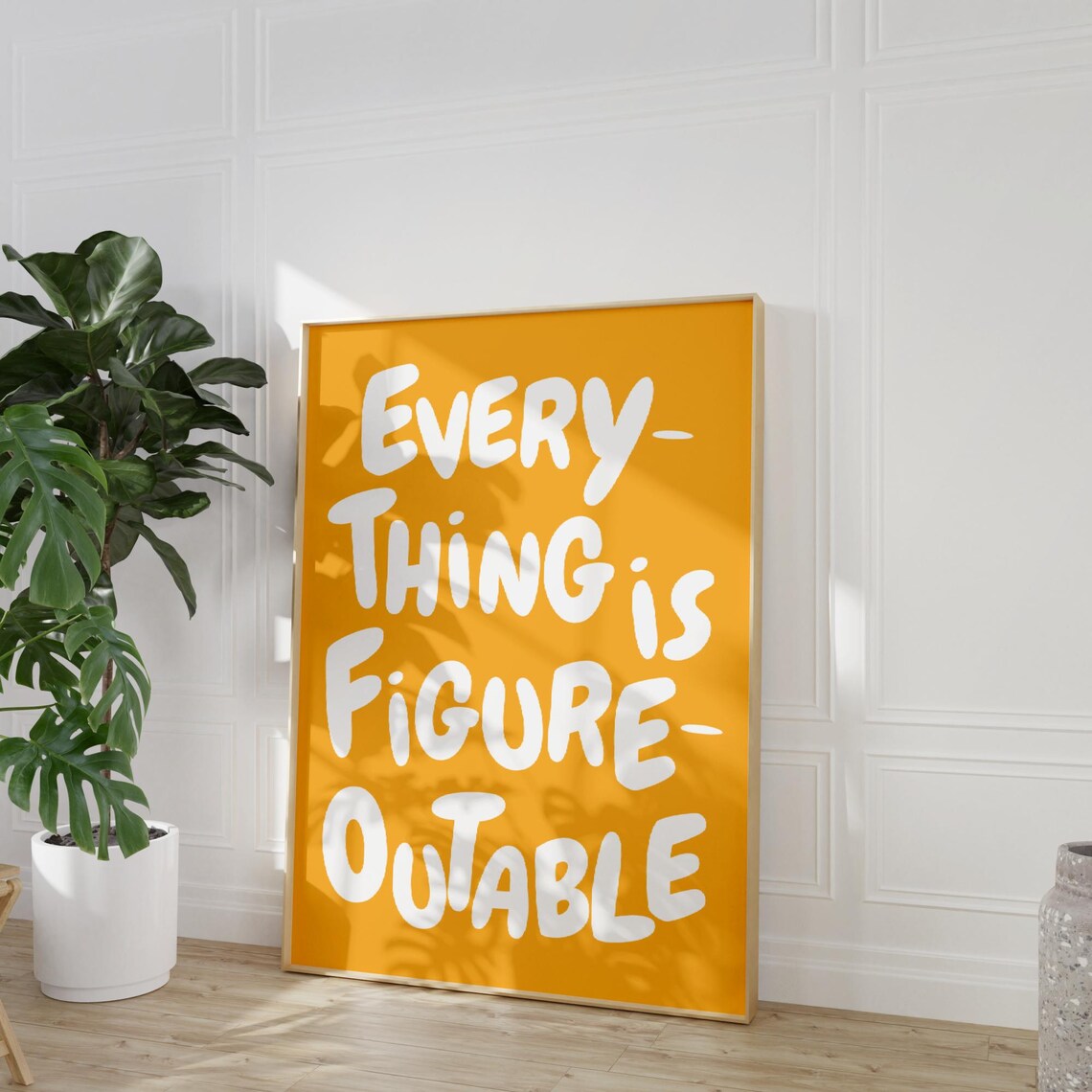 Everything Is Figureoutable Office Poster Print - Image 4