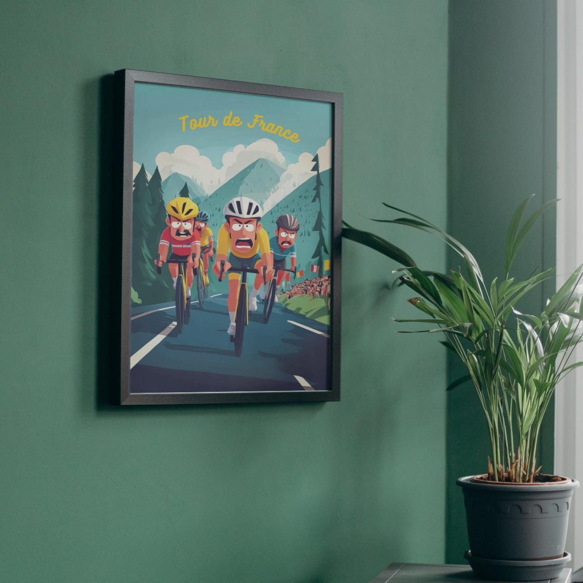 Cycling Poster Cycling Amateur Poster Tour De France Tour De France Kids Poster - Image 3