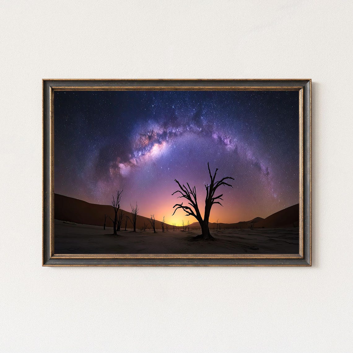 Milky Way Over Deadvlei Desert Fine Art Print