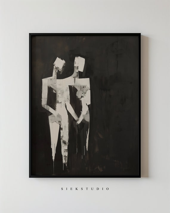 Abstract Geometric Figures, Modern Minimalist Art Print