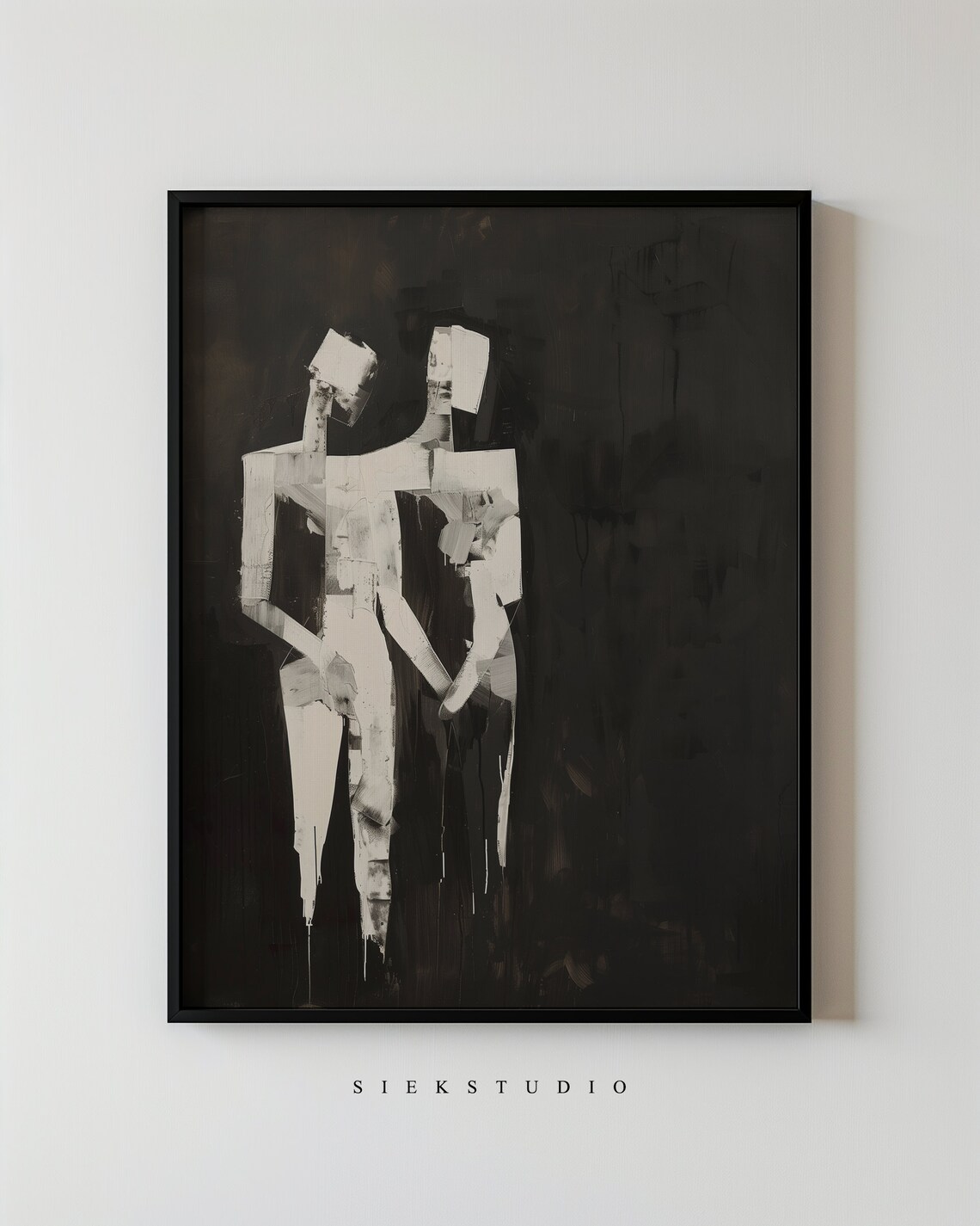 Abstract Geometric Figures, Modern Minimalist Art Print