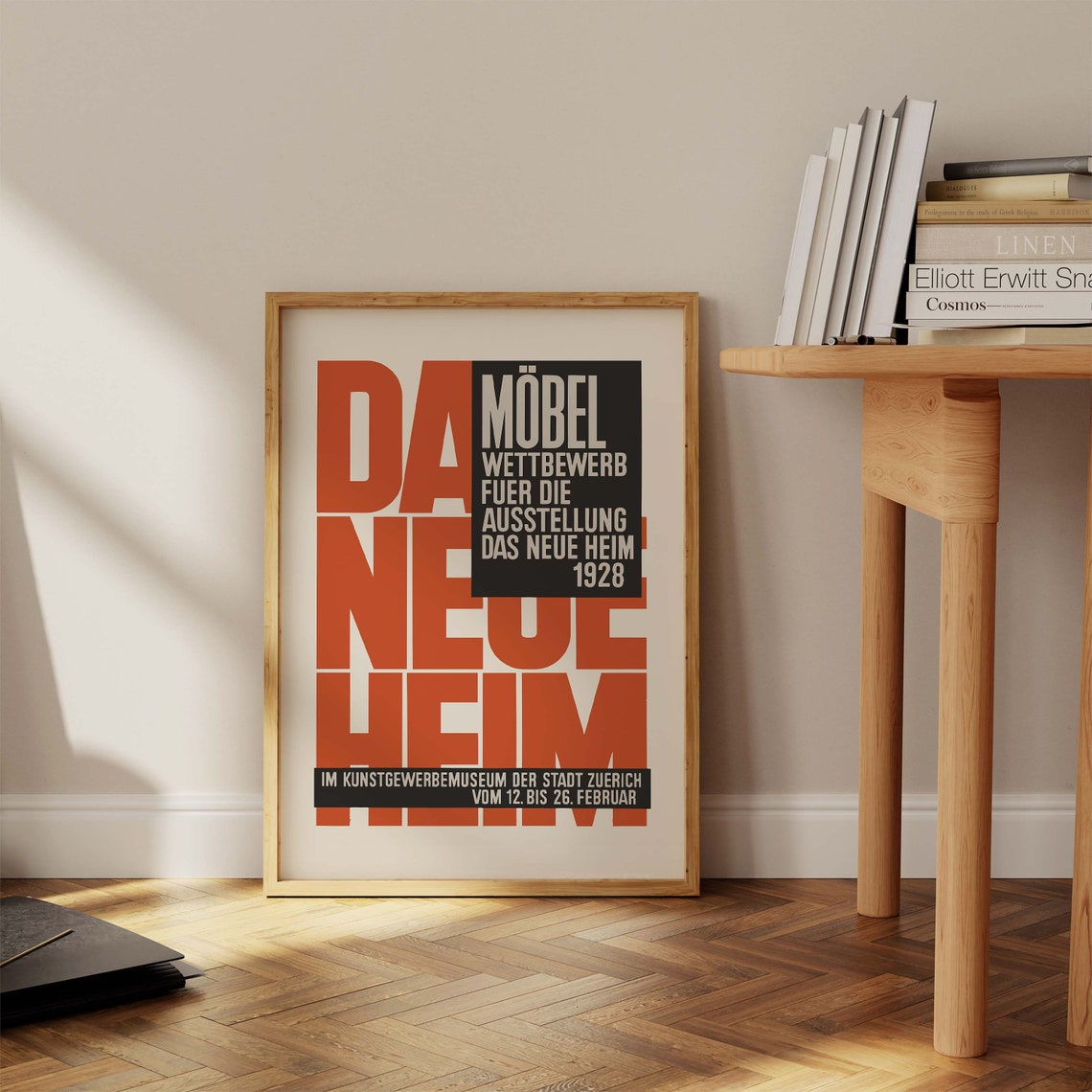 Das Neue Heim 1928 Zurich Swiss Exhibition Typography Design Poster - Image 2