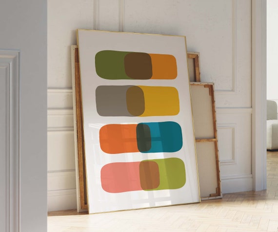Colorful Nordic Wall Art Above Bed Art Maximalist Decor Danish Design Made In Denmark Scandinavian Print Exhibition Poster
