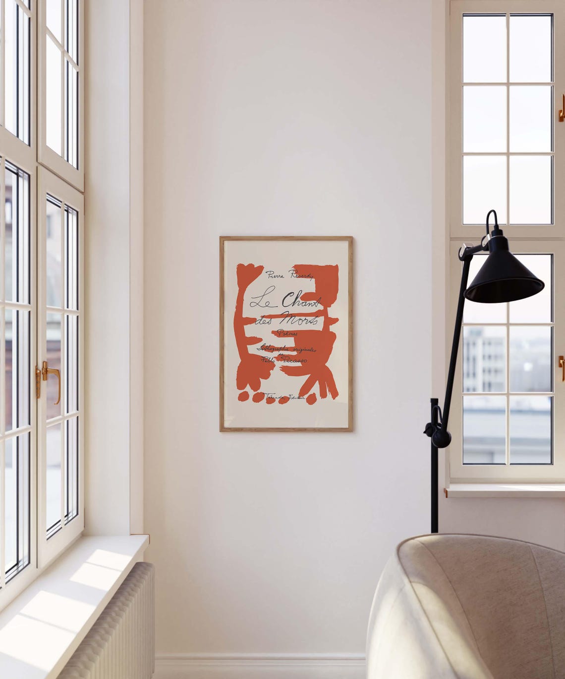Pablo Picasso Le Chant des Morts Poetry Lithograph Exhibition Poster - Image 3